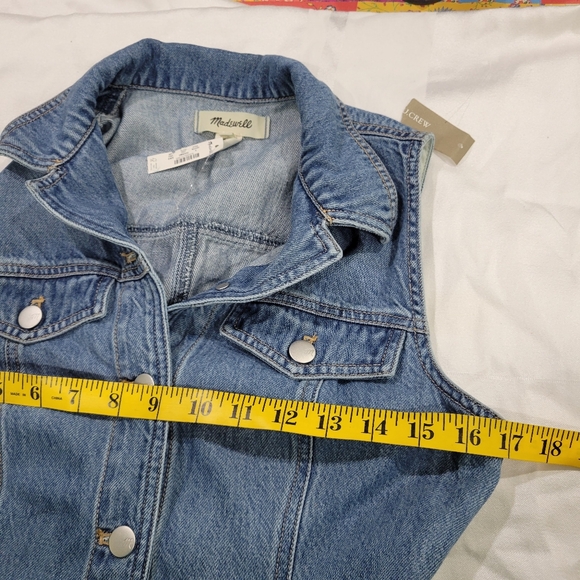 Madewell Pleated Midi Shirtdress in Billings Wash: Airy Denim Edition NU500 Sz 4 - Picture 7 of 8